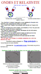 Mobile Screenshot of ondes-relativite.info