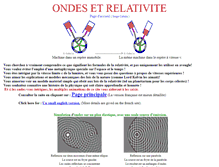 Tablet Screenshot of ondes-relativite.info